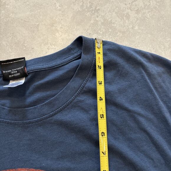 Harley Davidson Tank Shirt Size 4XL Mens Sleeveless Colonial Blue Motorcycle - Picture 6 of 8